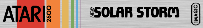 Solar Storm logo for Atari 2600